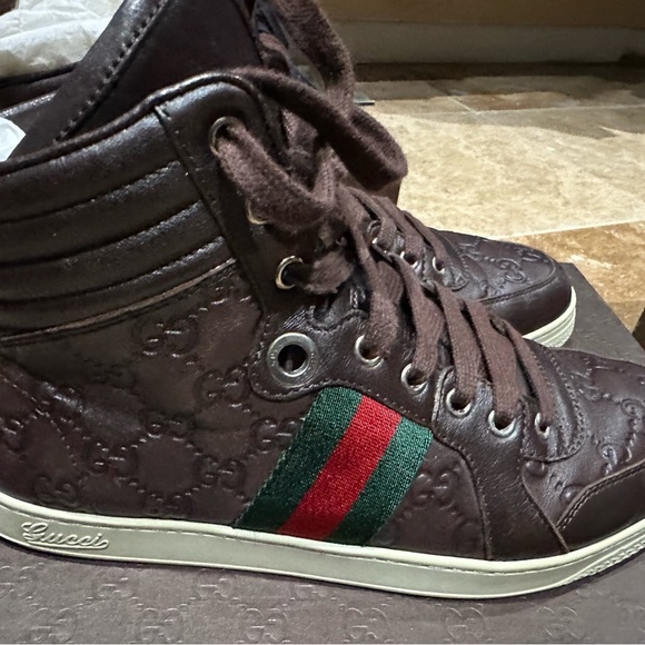 COPY - Men’s Gucci hightop Guccissima sneakers size 8 - Picture 8 of 16